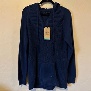 Prana Sugar Beach sweater. Size L. Blue